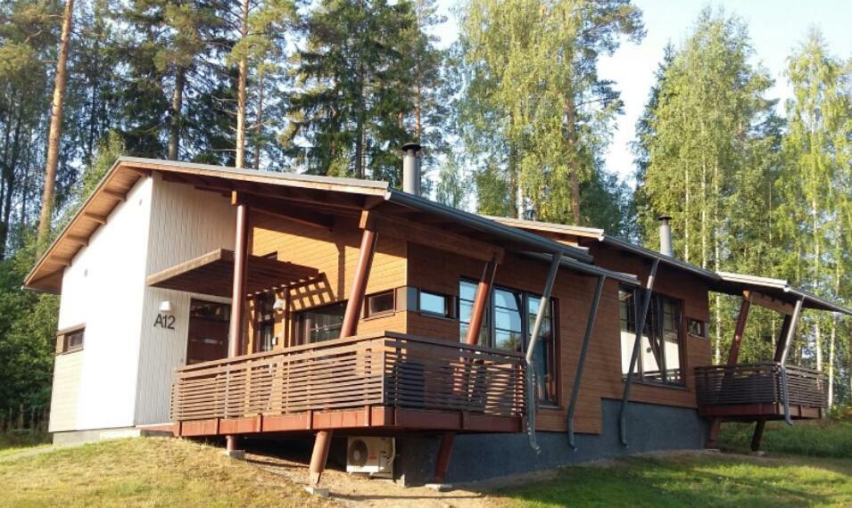 Saimaa Style Spa Chalet Virasoja Buitenkant foto